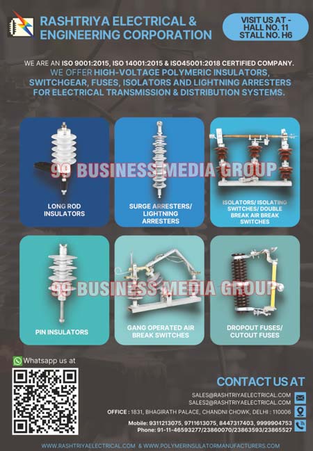 Transmission Line Accessories, Distribution Line Accessories, Transmission Line Polymer Insulators, Transmission Line LT Porcelain Insulator Discs, Transmission Line HT Porcelain Insulator Discs, Transmission Line Pins, Transmission Line Posts, Transmission Line Shackles, Transmission Line Guy Insulators, Transmission Line Lighting Arrestors, Transmission Line Gang Operated Air Break Switches, Transmission Line Isolators, Transmission Line Expulsion Fuse Cut Outs, Transmission Line Drop Out Fuses, Transmission Line GI Pins, Transmission Line HT Hardware, Transmission Line LT Hardware, Transmission Line PG Suspension Clamps, Transmission Line Dead End Clamps, Transmission Line Tension Clamps, Transmission Line Danger Plates, Transmission Line Number Plates, Transmission Line FRP Cross Arms, Transmission Line Top Hampers, Transmission Line Copper Bonded Earthing Rods, Distribution Line Polymer Insulators, Distribution Line LT Porcelain Insulator Discs, Distribution Line HT Porcelain Insulator Discs, Distribution Line Pins, Distribution Line Posts, Distribution Line Shackles, Distribution Line Guy Insulators, Distribution Line Lighting Arrestors, Distribution Line Gang Operated Air Break Switches, Distribution Line Isolators, Distribution Line Expulsion Fuse Cut Outs, Distribution Line Drop Out fuses, Distribution Line GI Pins, Distribution Line HT Hardwares, Distribution Line LT Hardwares, Distribution Line PG Suspension Clamps, Distribution Line Dead End Clamps, Distribution Line Tension Clamps, Distribution Line Danger Plates, Distribution Line Number Plates, Distribution Line FRP Cross Arms, Distribution Line Top Hampers, Distribution Line Copper Bonded Earthing Rods, Long Rod Insulators, Surge Arresters, Lightning Arresters, Drop Out Fuses, Cut Out Fuses, Pin Insulators, Gang Operated Air Break Switches, Isolators, Duoble Break Switches, Hi-Voltage Polymeric Insulators, Switchgears, Fuses, Electrical Transmissions, Distribution Systems