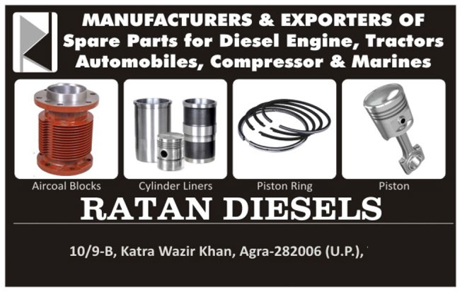 Diesel Engine Spare Parts, Tractor Spare Parts, Automobile Spare Parts, Automotive Spare Parts, Compressor Spare Parts, Marine Spare Parts, Piston, Piston Rings, Cylinder Liners, Aircoal Blocks