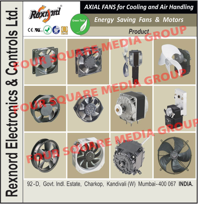 Axial Fans, Energy Saving Fans, Energy Saving Motors,Motors