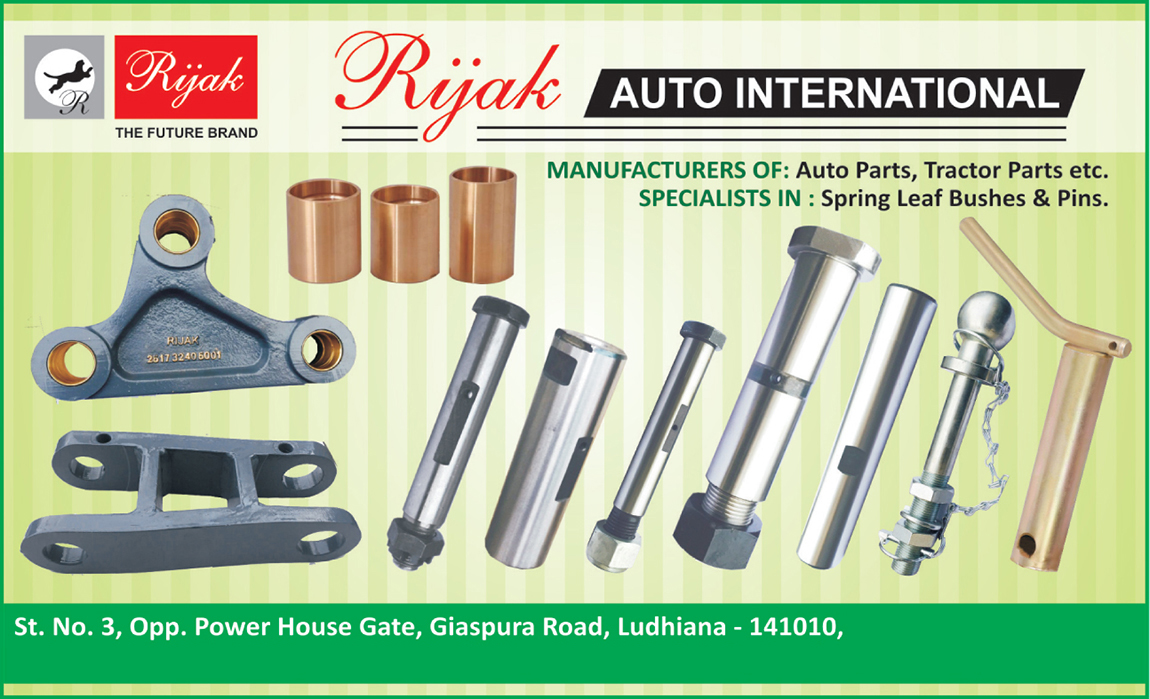 Auto Parts, Tractor Parts, Spring Leaf Bushes, Spring Leaf Pins, Automotive Spare Parts