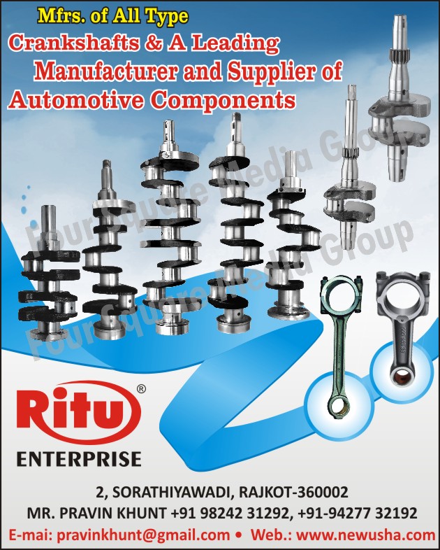 Automotive Components, Crank Shafts