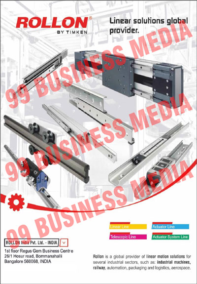 Linear Lines, Actuator Lines, Telescopic Lines, Actuator System Lines