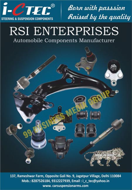 Car Suspension Arms, Car Steering Components, Car Suspension Parts, Car Suspension Kits, Car Rack Ends, Car Tie Rod Ends, Car Ball Suspension Joints, Car Track Control Arms, Car Stabilizers, Car Linkages, Stainless Steel Sheet Metal Arms, Car Arms, Car Suspension Components, S.Arms Sheet Metals, Automobile Components