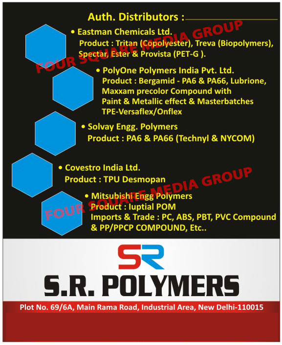 Tritan, Copolyester, Treva, Biopolymers, Spectar, Ester, Provista, Pet G, Bergamid, PA6, PA66, TPU Desmopan, luptial POM, PC Compound, ABS Compound, PBT Compound, PVC Compound, PP Compound, PPCP Compound