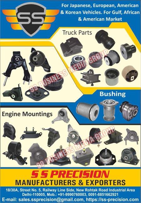 Truck Parts, Automotive Engine Mountings, Automotive Bushings