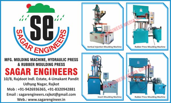 Moulding Machines, Hydraulic Presses, Rubber Moulding Presses