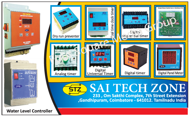 Dry Run Preventers, Real Time Clock Timers, Digital Sequential Timers, Analog Timers, Digital Universal Timers, Digital Timers, Digital Panel Meters, Water Level Controllers