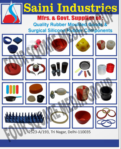 Rubber Moulded Goods, Rubber Molded Goods, Surgical Silicone Rubber Components