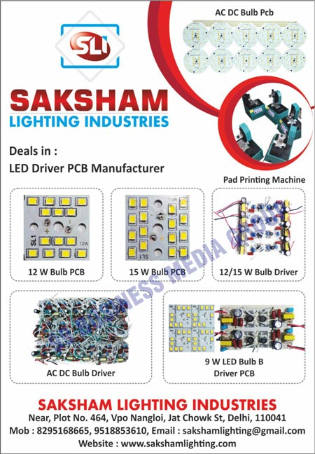 Led Bulb Drivers, Tube Light Drivers, Ac Dc Bulb Drivers