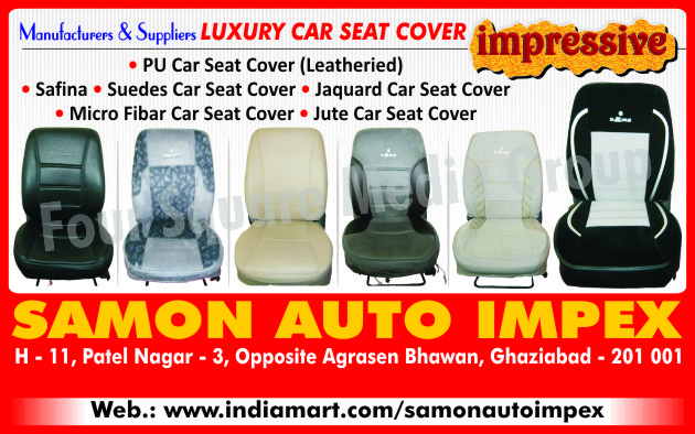 Luxury Car Seat Covers, PU Car Seat Covers, Suedes Car Seat Covers, Jaquard Car Seat Covers, Micro fiber Car Seat Covers, Jute car seat covers, Micro fibre Car Seat Covers, Car Seat Covers