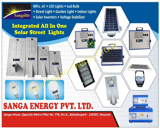 Led Lights, Led Bulbs, Led Street Lights, Led Garden Lights, Led Indoor Lights, Voltage Stabilizer, Solar Inverter