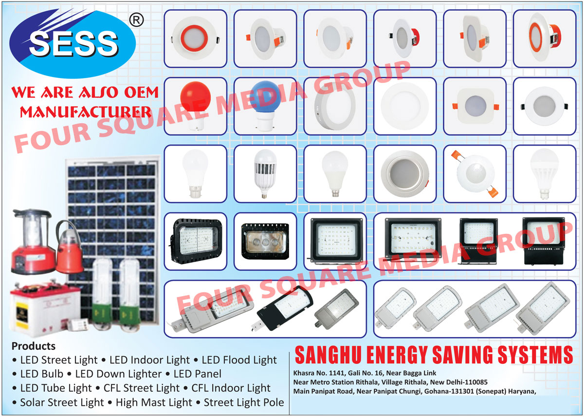 High Mast Lights, LED Street Lights, CFL Street Lights, Led Lights, Solar Home Light Systems, Led Flood Lights, Led Solar Lights, Emergency Lights, CFL, Solar Lights, Solar Led Street Lights, Solar CFL Street Lights, Solar Led, Solar CFL Indoor Lights, Cfl Indoor Lights, Solar Home Light Systems, Led Bulbs, Led Indoor Lights, Led Down Lights, Led Panel Lights,  Led Tube Lights, Street Light Pole, Solar Street Lights