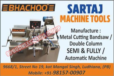 Double Column Metal Cutting Machines, Metal Cutting Bandsaw Machines, Double Column Semi Automatic Machines, Double Column Fully Automatic Machines, Automatic Machines, Metal Cutting Automatic Machines