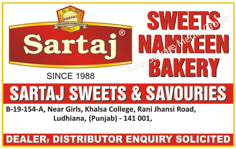 Sweets, Namkeen, Bakery Products