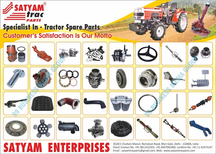 Tractor Spare Parts, Tractor Parts, Tractor Hydraulic Parts, Tractor Steering Parts, Tractor Stub Axles, Tractor Ring Gears, Tractor Engine Parts, Tractor Front Hub Brake Drums, Tractor Transmission Parts