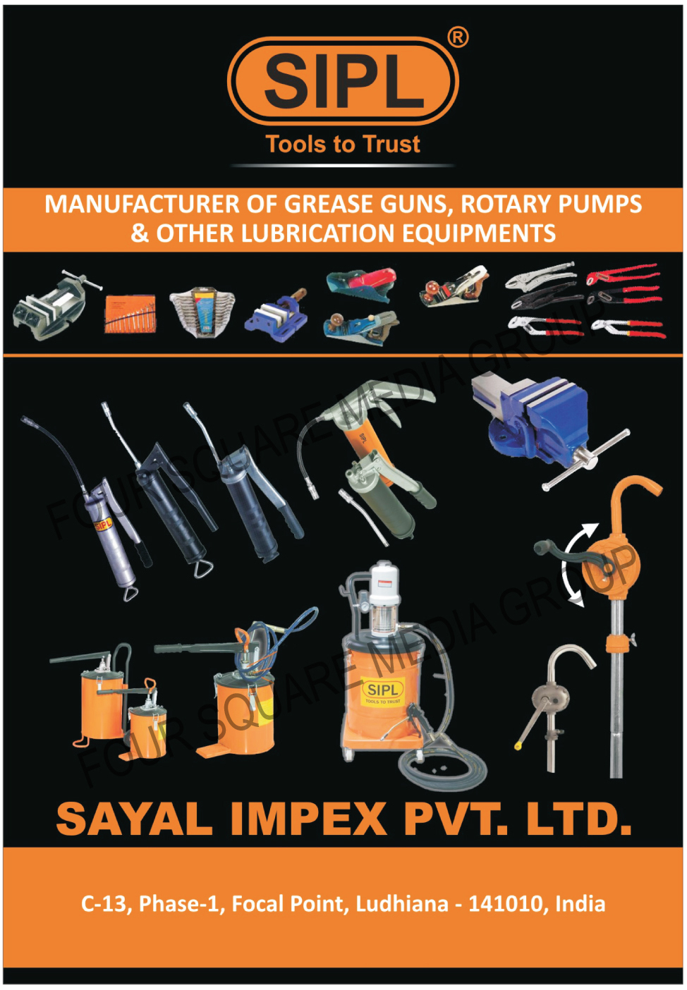 Grease Guns, Rotary Pumps, Lubrication Equipments