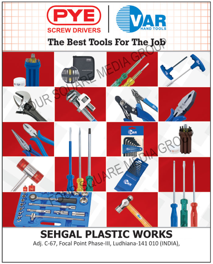 Hammers, Pliers, Screw Drivers, Hand Tools