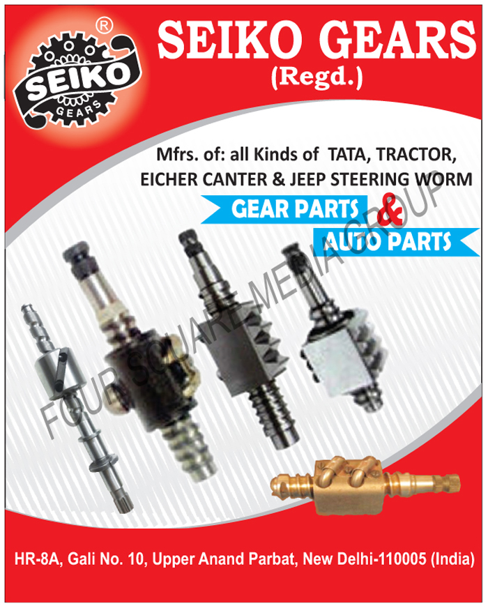 Steering Worm for Tractor, Steering Worm for Jeep, Gear Parts For Tractor, Gear Parts For Jeep, Automotive Spare parts