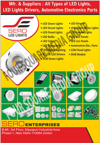 Led Lights, Led Down Lights, Led Street Lights, Led Flood Lights, Led Bulbs, Led Tubes, Led Tube Lights, Led Home Lights, AC Led Drivers, DC Led Drivers, COB Down Lights, Led Drivers, Led Under Water Lights, Led Garden Lights, Led Panels, Led Panel Lights, Automotive Electrical Parts, COB Flood Lights, DOB, Automotive Electronic Parts, Led Light Drivers