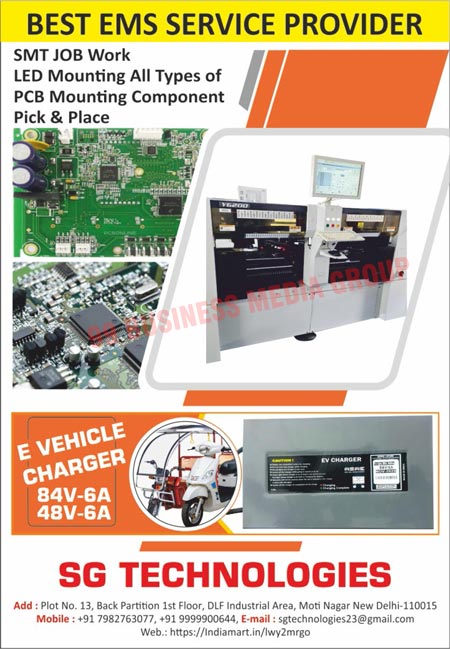 Led Mountings, PCB Mounting Components Pick, PCB Mounting Components Place, Electric Vehicle Chargers