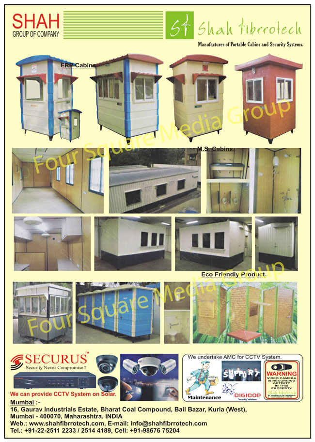 Office Cabin, Accommodation, Toilets, Security Camera, Security Cabin, Bathroom, Toilet, Eco Friendly Products, MS Cabins, Frp Cabins, Portable Cabin, Cabin, Security Systems,Electrical Items