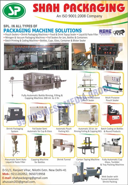 Packaging Machine Solution, Packaging Machines, Pouch Sealer Machines, Pouch Sealing Machines, Shrink Packaging Machines, Food Sealer Machines, Food Sealing Machines, Drink Topup Sealer Machines, Drink Topup Sealing Machines, Liquid Fillers, Liquid Filling Machines, Paste Fillers, Paste Filling Machines, Nitrogen Packaging Machines, Vacuum Packaging Machines, Jar Foil Sealers, Bottle Foil Sealers, Container Foil Sealers, Batch Printing Machines, Batch Coding Machines, Bottle Sealers, Cup Sealers, Glass Sealers, Container Sealers, Blister Sealers, Bottle Filling Machines, Bottle Capping Machines, Bottle Rinsing Filling Machines, Bottle Rinsing Capping Machines, Multi Purpose Pouch Sealers, Multi Purpose Pouch Sealing Machines, Shrink Packaging Systems, Batch Codings, Pouch Packing Machines, Rinsing Foiling Machines, Rinsing Capping Machines, Lunch Tray Sealers, Lunch Tray Sealing Machines, Pneumatic Liquid Fillers, Pneumatic Liquid Filling Machines, Pneumatic Paste Fillers, Pneumatic Paste Filling Machines, Shrink Tunnels, Carton Taping Machines, Cup Packing Machines, Glass Packing Machines, Tumbler Packing Machines, Tray Packing Machines, Web Sealers
