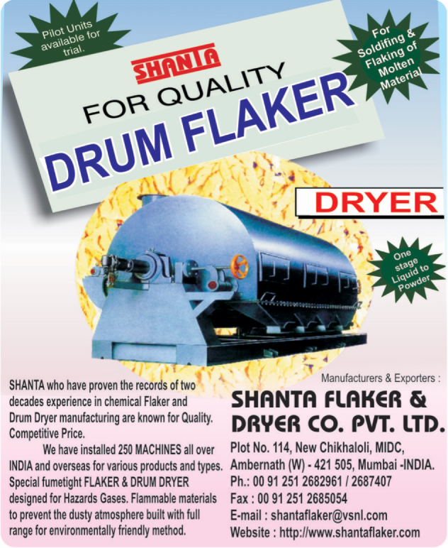 Chemical Flaker Machines, Drum Dryer Machines,Chemical Flaker, Drum Dryer