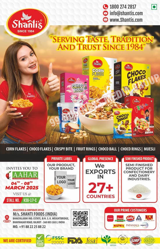 Breakfast Cereals, Corn Flakes, Oats, Wheat Flakes, Choco Flakes, Oats Rings, Honey Corn Flakes, Choco Pops, Peanut Butters, Choco Rings, Choco Balls, Fruit Rings, Crispy Bites, Muesli
