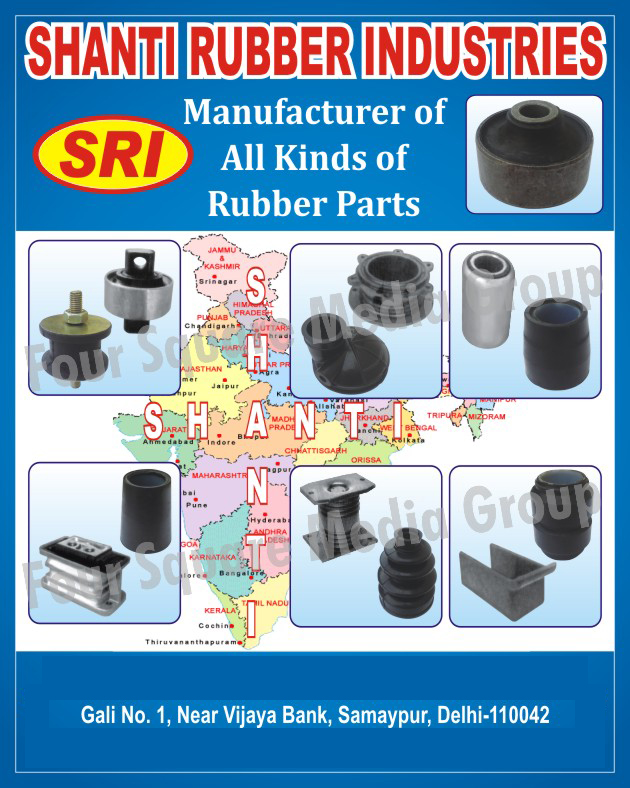 Rubber Parts, Engine Mountings, Axle Bellows, Suspension Bushes, Rubber Hoses, Bearings, Gear Lever Boots, Steering Boots, Paddle Rubbers, PU Bushes, Rubber Components,Rubber Parts