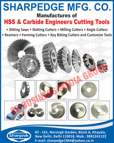 Slitting Saws, Slotting Cutters, Milling Cutters, Angle Cutters, Reamers, Forming Cutters, Key Bitting Cutters, Customize Tools, Carbide Brazing Tools, Knife Cutters, HSS Cutting Tools, Carbide Cutting Tools