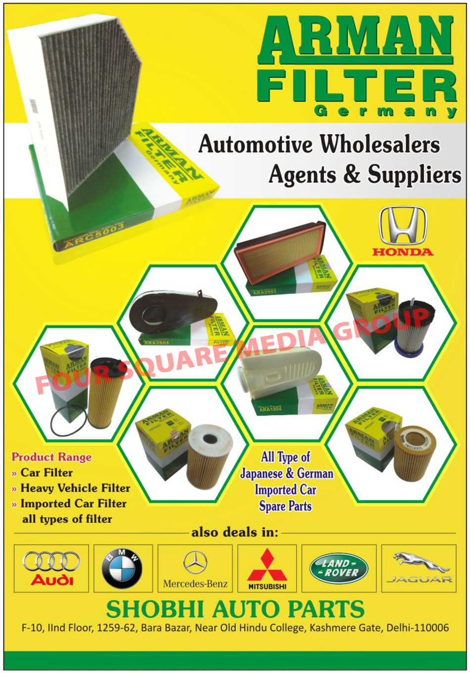 Car Filters, Heavy Vehicle Filters, Automotive Filters