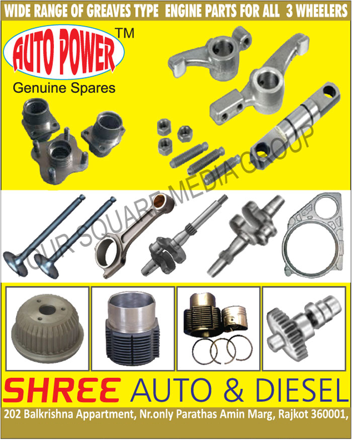 Three Wheeler Engine Parts, 3 Wheeler Engine Parts,Three Wheelers Spare Parts, 3 Wheeler Spare Parts