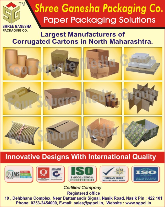 Paper Packaging Solutions, Corrugated Cartons