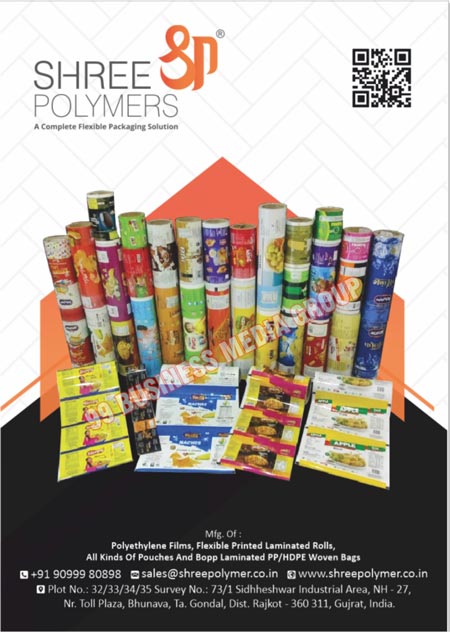 Packaging Solutions, Polyethylene Films, Flexible Printed Laminated Rolls, Packaging Pouches, Bopp Laminated PP Woven Bags, Bopp Laminated HDPE Woven Bags