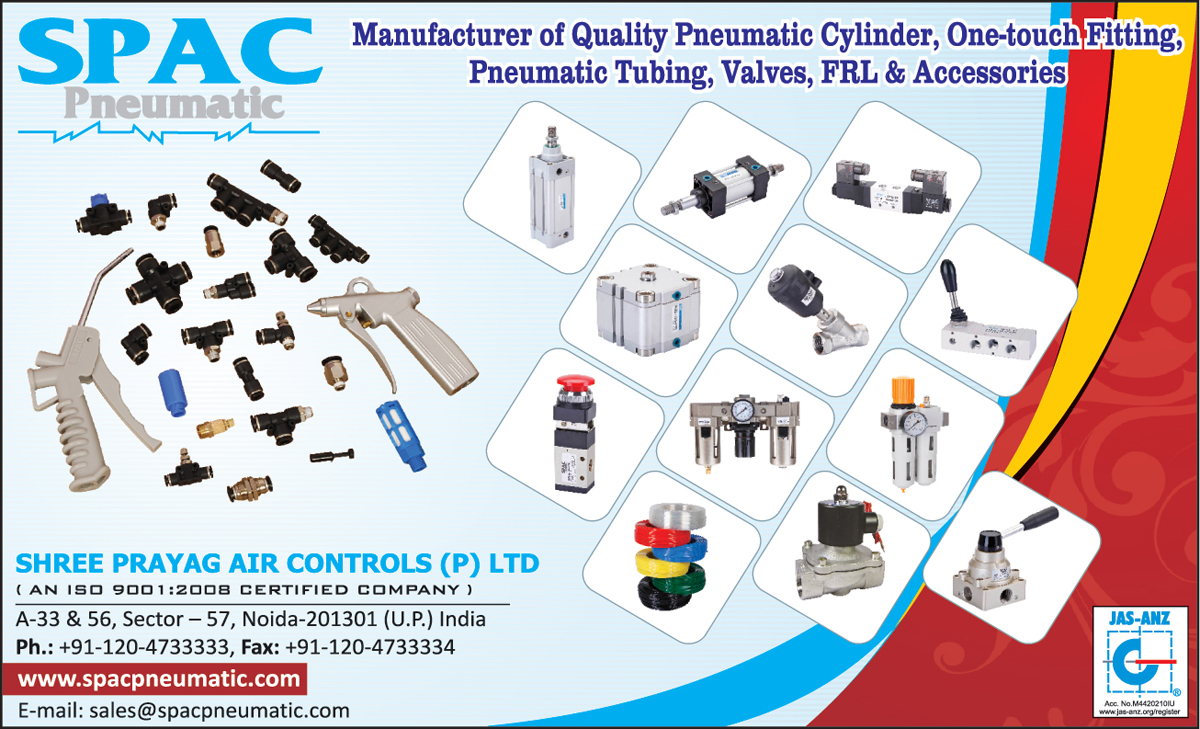 Pneumatic Cylinders, One Touch Fittings, Pneumatic Tubing, Valves, FRL