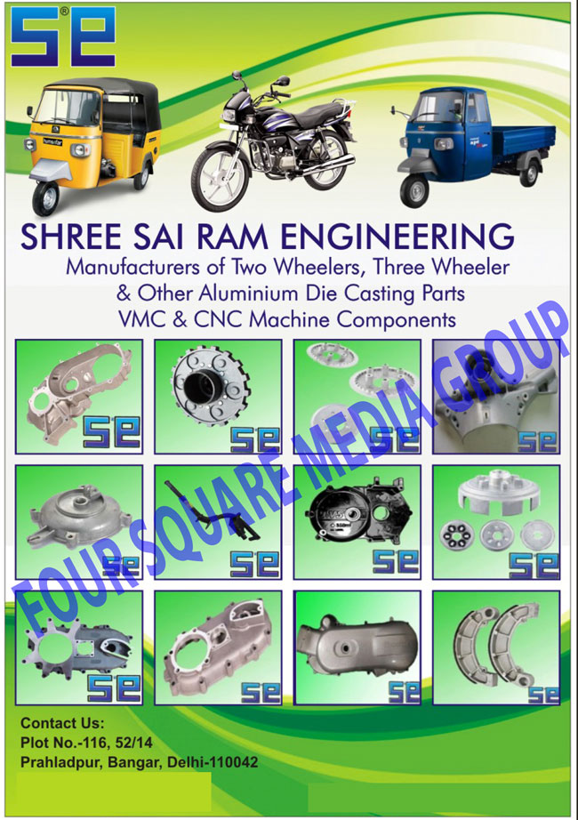 Two Wheeler Aluminium Die Casting Part, 2 Wheeler Aluminium Die Casting Part, 3 Wheeler Aluminium Die Casting Part, Three Wheeler Aluminium Die Casting Part, Aluminium Die Casting Part, VMC Machine Component, CNC Machine Components, Automotive Aluminium Die Casting Part