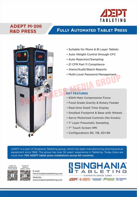 Fully Automated Tablet Press Machines, Tablet Press Machines, Fully Automatic Tablet Press Machines, Pharmaceutical Equipments