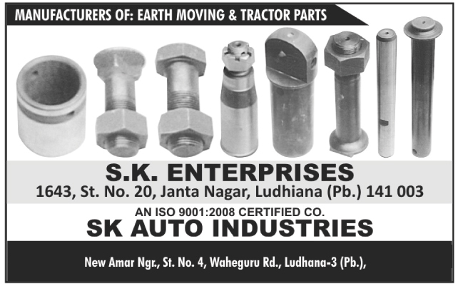 Earth Moving Parts, Tractor Parts, Auto spare parts