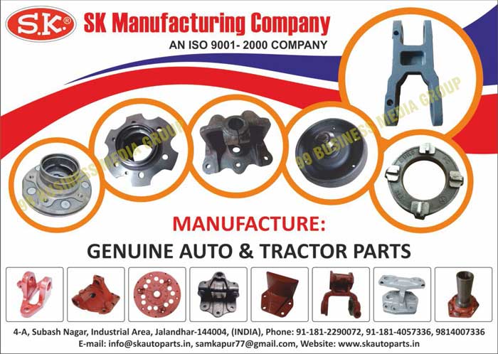 Auto Parts, Tractor Parts