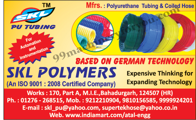 Pu Tubing Hose, Coiled Hose, Hose, Polyurethane Tubing