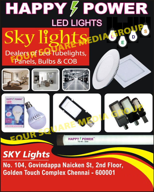 Led Lights, Led Tube Lights, Led Panels, Led Bulbs, COB Lights