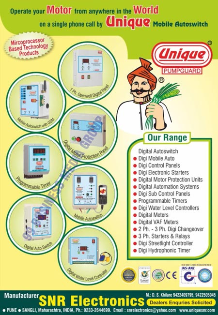 Digital Auto Switches, Digital Mobile Auto Switches, Digital Electronic Starters, Digital Control Panels, Digital Motor Projection Units, Digital Automation Systems, Digital Sub Control Panels, Programmable Timers, Digital Water Level Controllers, Digital Meters, Digital VAF Meters, Two Phase Digital Changeovers, Three Phase Digital Changeovers, Three Phase Starters, Three Phase Relays, 3 Phase Starters, 3 Phase Relays, 2 Phase Digital Changeovers, 3 Phase Digital Changeovers, Digital Street Light Controllers, Digital Hydrophonic Timers, Digital Motor Protection Panels, Programmable Timers, GSM Mobile Auto Switches, 1 Phase Openwell Digital Panels, One Phase Openwell Digital Panels, Mobile Auto Switches