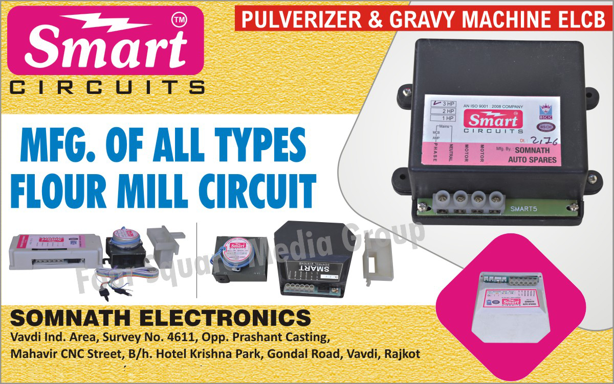 Pulverizer Machine ELCB, Gravy Machine ELCB, Flour Mill Circuits