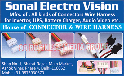 Connectors Wire Harness, UPS Connectors Wire Harness, Battery Charger Connectors Wire Harness, Audio Video Connectors Wire Harness