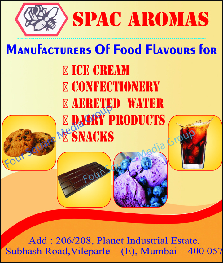 Food Flavour For ICE CREAM, Food Flavour For CONFECTIONERY, Food Flavour For AERATED WATER, Food Flavour For DAIRY PRODUCT, Food Flavour For SNACKS