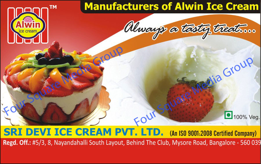 Alwin Ice Creams,Alwin Ice Cream