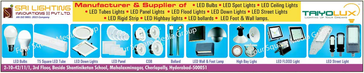 Led Lights, Led Bulbs, Led Spot Lights, Led Ceiling Lights, Led Tube Lights, T5 Square Led Tube Lights, Led Panel Lights, Led Flood Lights, Led Down Lights, Led Street Lights, Led Rigid Strips, Led High Bay Lights, Led Bollards, Led Foot Lamps, Led Wall Lamps, Led COB Lights