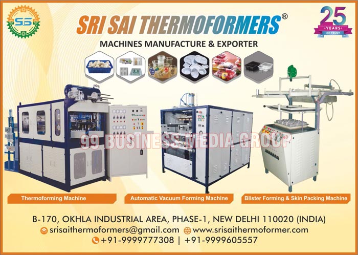 Thermoforming Machines, Automatic Vacuum Forming Machines, Blister Forming Machines, Skin Packing Machines