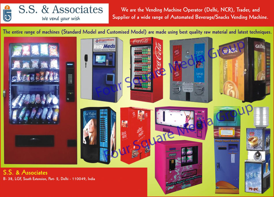 Automated Beverage Vending Machines, Snacks Vending Machines, Vending Machines