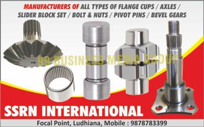 Automotive Handle Grip Covers, Automotive Motor Cycle Seat Covers, Centre Bolts, Wheel Spanners, L-Type Spanners, Nuts, Bolts, Flange Cups, Flange Axles, Slider Block Sets, Pivot Pins, Bevel Gears